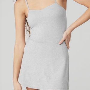 Alo “Alosoft Courtside Tennis Deress” in Heather Grey